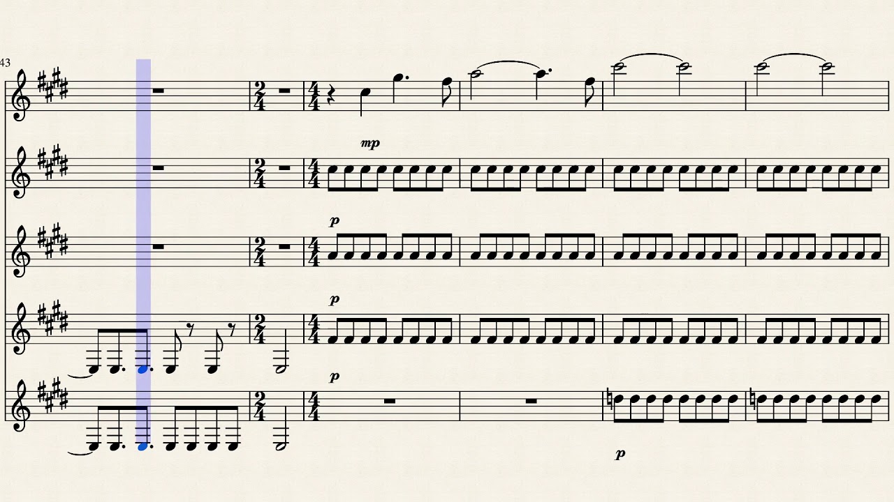 RWBY Mirror Mirror for Ensemble [Sheet music] YouTube