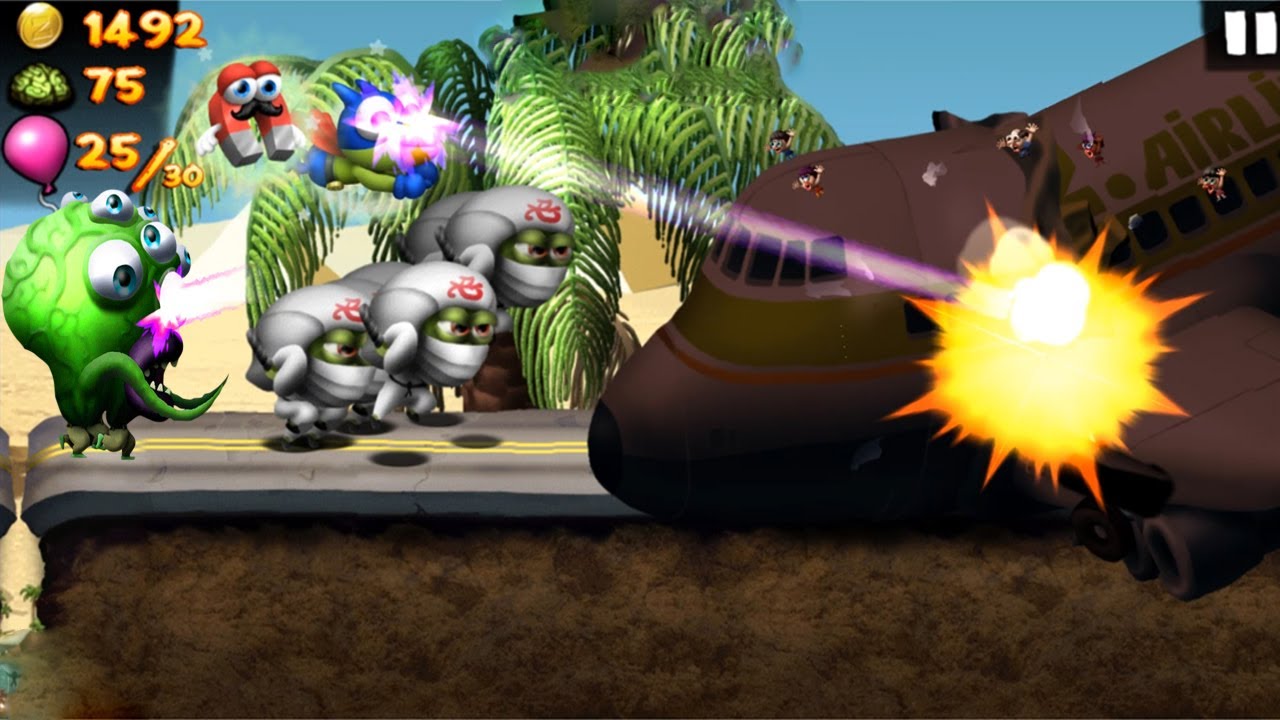 Zombie Tsunami Max Level 197 - All ninja Zombie , GiantZ fight with planes