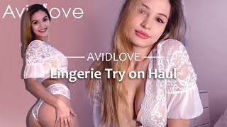 Queen's Lingerie Try on Haul | Avidlove ft. Valentina Victoria