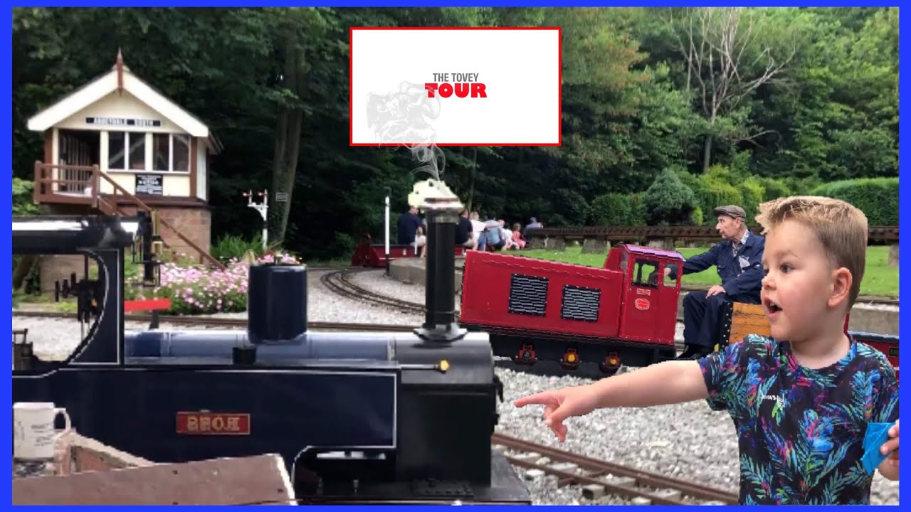 Abbeydale miniature railway Steam Trains for kids , a Tovey Tour Adventure YouTube