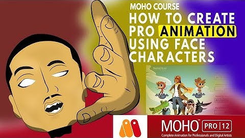 How To Create Pro Animation Using Face Characters | Moho Studio
