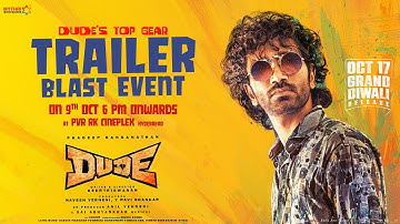 DUDE Trailer Blast Event LIVE at Hyderabad | Pradeep Ranganathan | Mamitha Baiju | Keerthiswaran