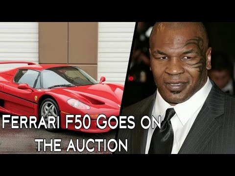 Video: Mike Tyson's 1995 Ferrari F50 dodas uz augšu uz izsoli