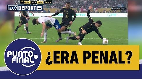 ¿ERA PENAL CONTRA MÉXICO? 🚨💥 Intensa discusión por la MANO de JORGE SÁNCHEZ | Punto Final