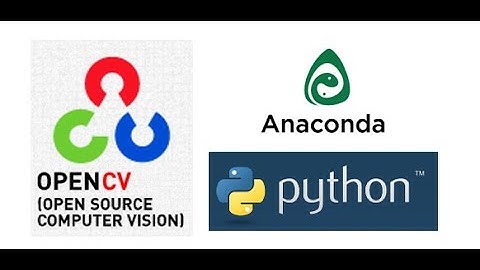 Instalar opencv para python en Anaconda