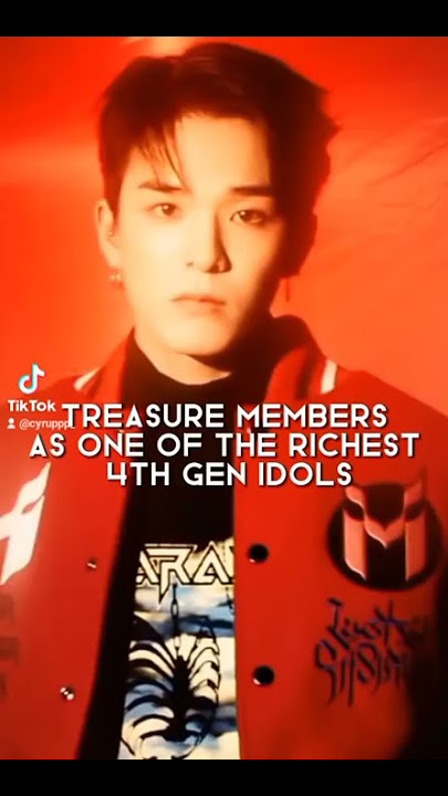 Treasure being one of the most richest 4th gen idols