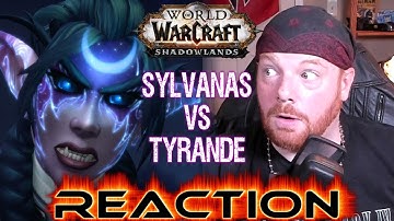 Krimson KB Reacts: Tyrande vs Sylvanas Cinematic Patch 9.1 - Chains of Domination