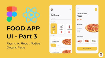Food App UI Part 3 - Figma to React Native