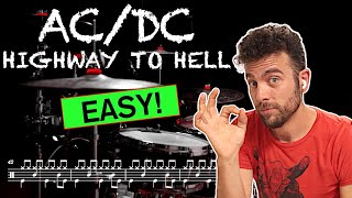 AC/DC - Highway to Hell - Drum Cover (with Drum Score)