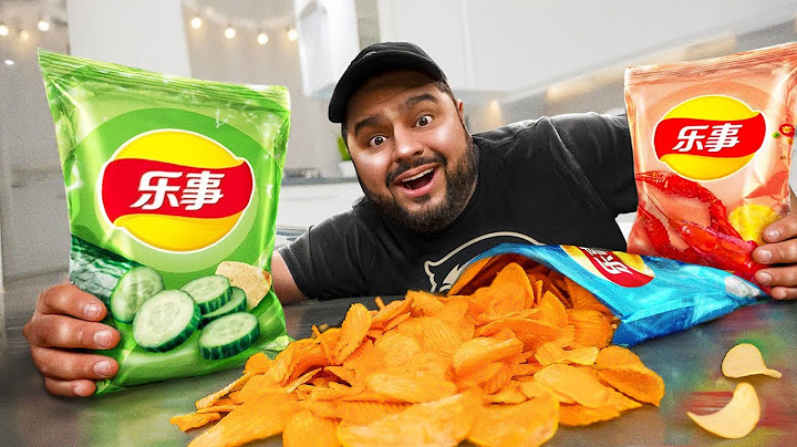 Probé 12 SABORES de Papas CHINAS