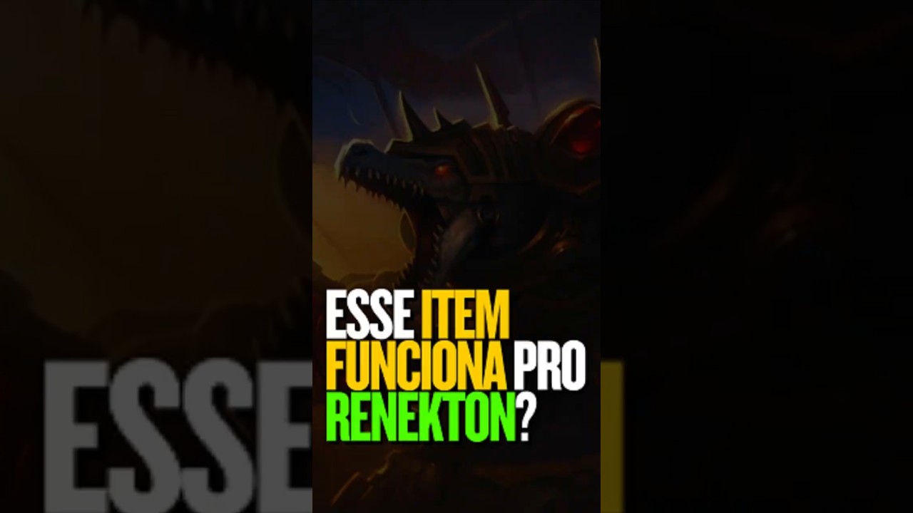 ESSE ITEM AINDA É FORTE PRO RENEKETON? #leagueoflegends #lol #proplayer #wildrift #challenger #LTA