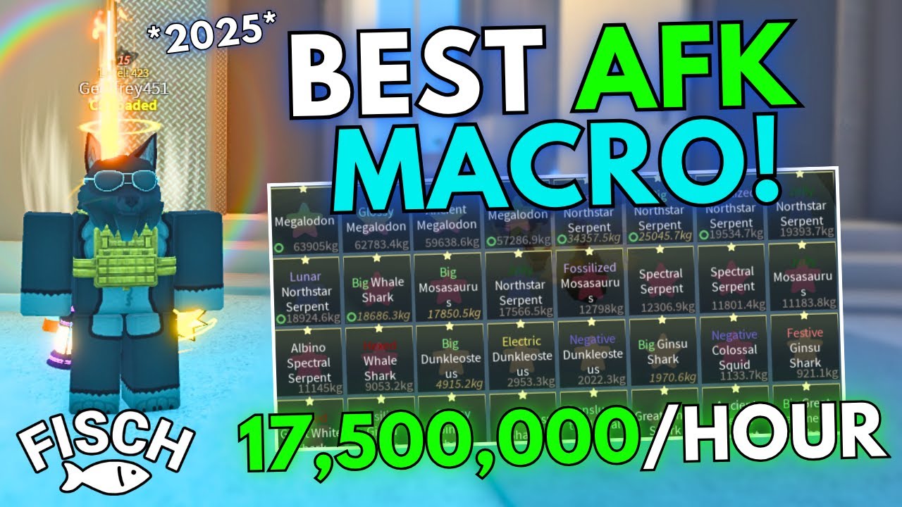 *NEW* BEST AUTO Fisch MACRO ROBLOX! (2025 META) - YouTube