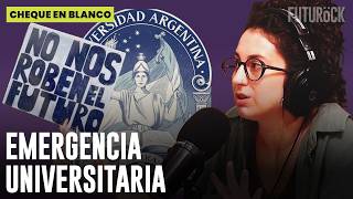 EMERGENCIA UNIVERSITARIA | NATASHA ZAIAT en CHEQUE EN BLANCO