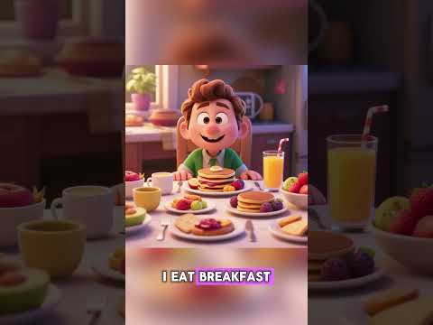 My Morning Routine English sentences for kids