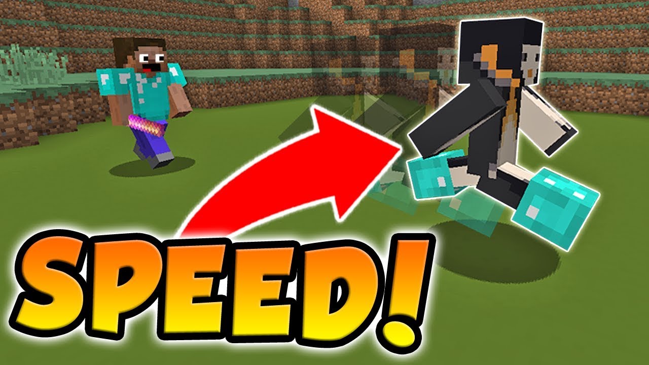 HAVING DOUBLE SPEED IN MINECRAFT HIDE AND SEEK!