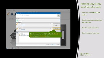 KM8 - Return a Key and Key Bunch