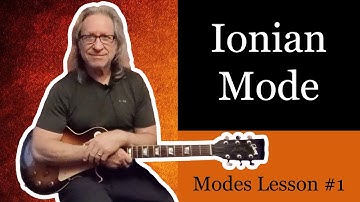 Modes Lesson #1 -  Ionian Mode - How to Solo with a Major Scale