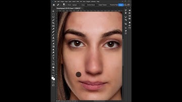 Remove Pimple in 1 Click with Photoshop #adobephotoshop #trendingeffect #viralshorts