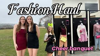 Cheerleading Banquet and Fashion Haul