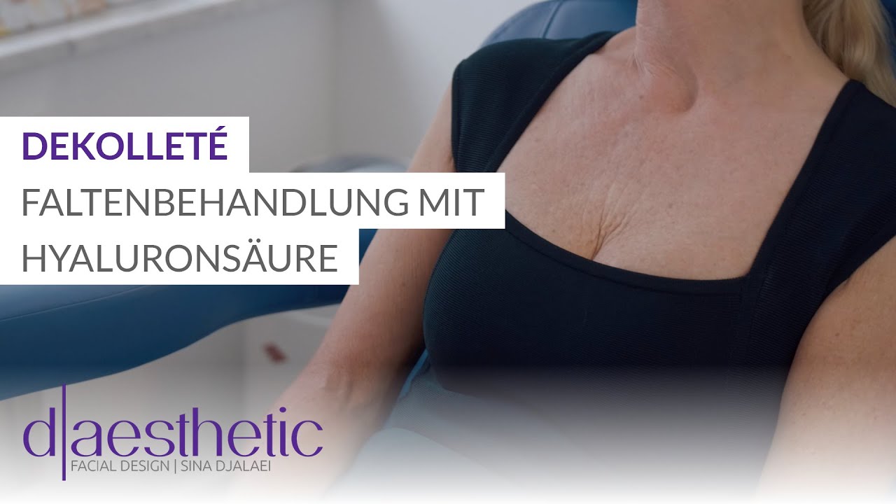 Hautstraffung Mit Hyaluronsaure Dekollete Behandlung Ohne Op D Aesthetic Youtube