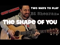 How to play The Shape Of You by Ed Sheeran | Super Easy Guitar Lesson