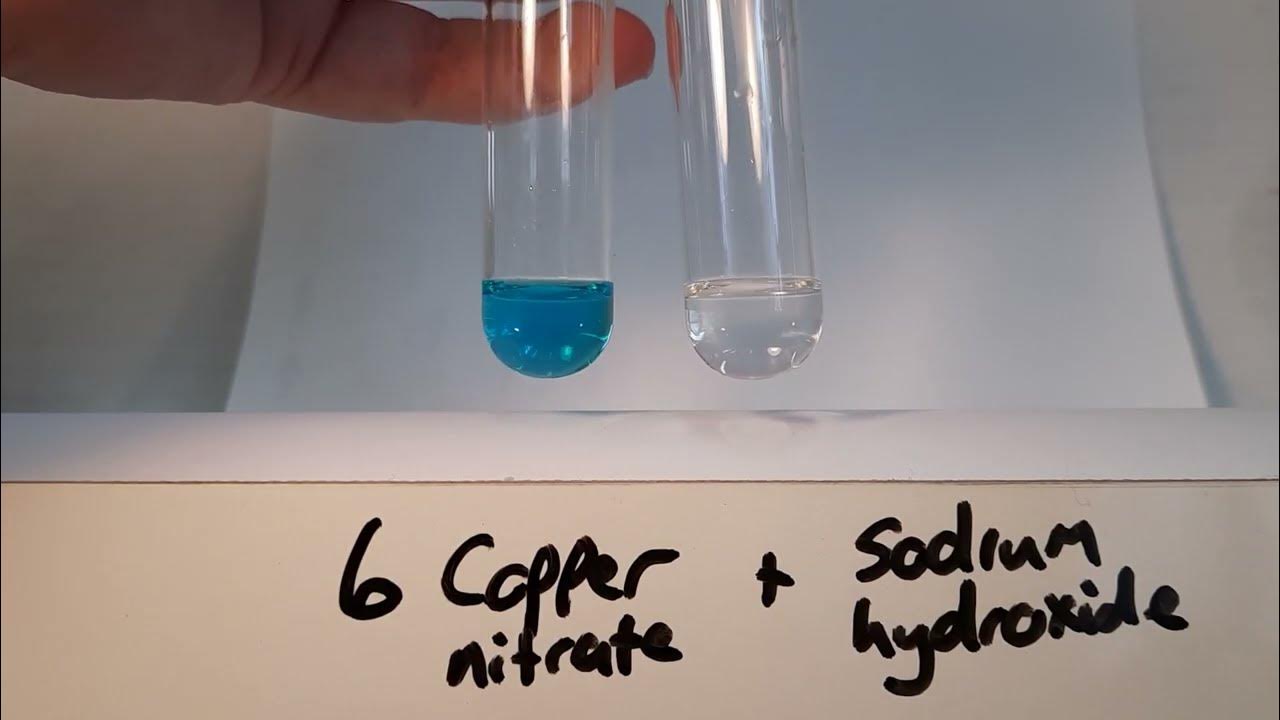 06 Copper nitrate and Sodium hydroxide YouTube