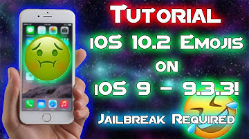 Tutorial: HOW TO GET IOS 10.2 EMOJIS ON iOS 9 - 9.3.3 | Windows/Mac