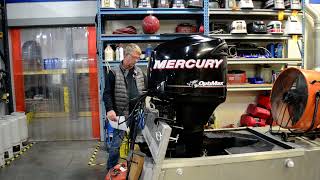 2010 Mercury 150hp 2 stroke 25in shaft remote outboard boat motor SOLD