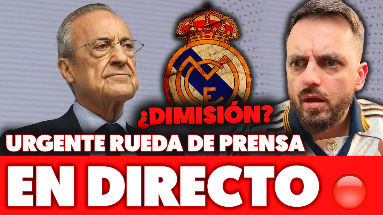 🔴EN DIRECTO: URGENTE RUEDA DE PRENSA HISTÓRICA del REAL MADRID con