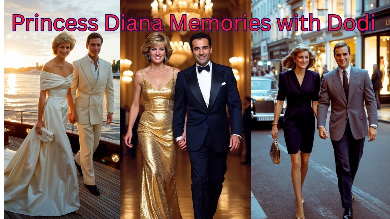 Princess Diana Memories with Dodi Fayed | A Timeless Love Story #diana #dodifayed #royal #love#short