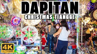 [4K] Budget-Friendly Christmas Decorations Shopping in DAPITAN, QUEZON CITY!