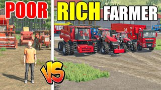 Farming Simulator 22 : POOR vs RICH FARMER | GENERAL COMPARISON screenshot 4