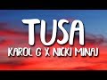 Karol G, Nicki Minaj - Tusa (Letra/Lyrics)