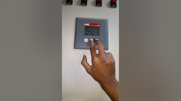 ABB RVB Power factor Controller Setting | ABB POWR FACTOR CONTROLLER SETTING