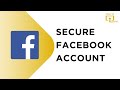 How to secure facebook account  facebook tutorial