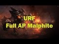 2016 URF Full Ap Malphite 4v5 PBE