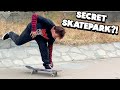 Skateboarders built their own hidden skatepark