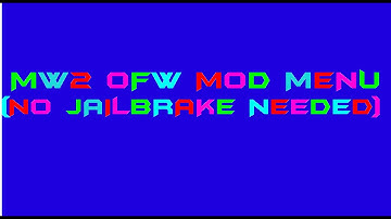 MW2 OFW MOD MENU - PHANTOM V4
