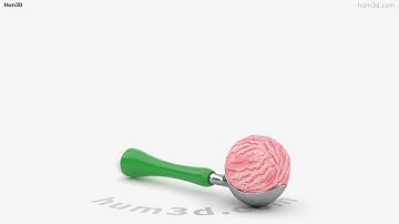 Ice Cream Scoop 3D model by 3DModels.org