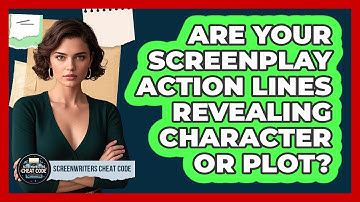 Are Your Screenplay Action Lines Revealing Character Or Plot? - Screenwriter