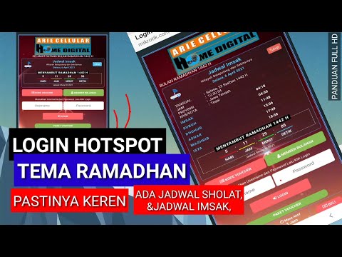 Cara membuat login page hotspot bertema ramadhan 1442 H