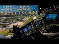 From Sion (LSGS) to Geneva (LSGG) by Boeing 737-800 | Из Сьона в Женеву на Боинге 737-800