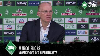 Werder Bremen: Marco Fuchs über seine neue Rolle als Aufsichtsratschef, Klaus Filbry & Frank Baumann