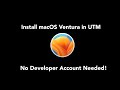 How to Create a macOS Ventura VM in UTM [OUTDATED]