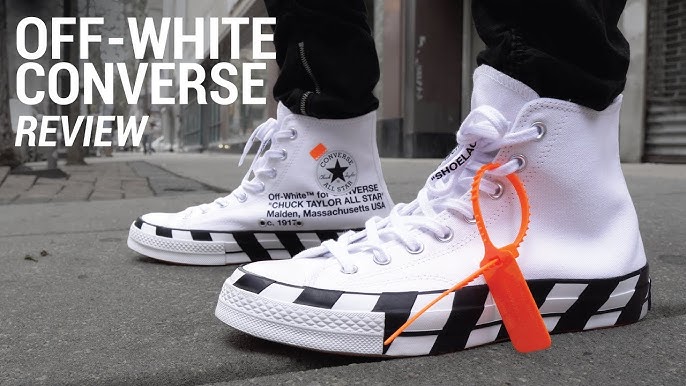 spisekammer lukke Teenager Off White Converse Chuck Taylor Unboxing + Review - YouTube