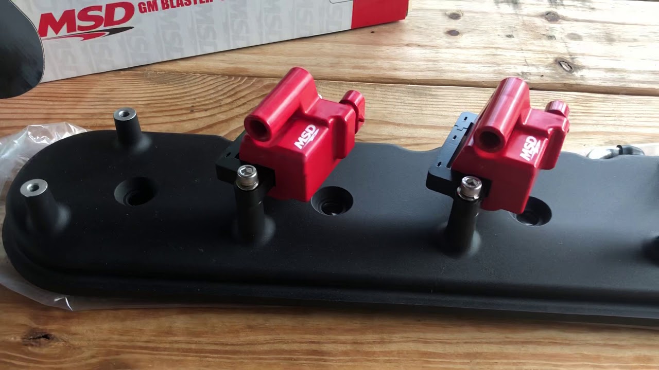 MSD 8 Coil Pack 82648 & Holley 24191 Valve Covers YouTube