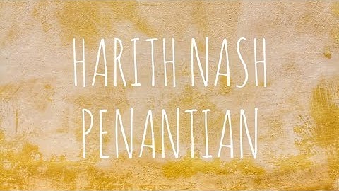 #RNACOVER Harith Nash | Penantian | Armada | Official Lyrics Video