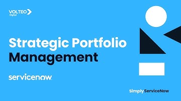 Strategic Portfolio Management in ServiceNow - Quick Overview