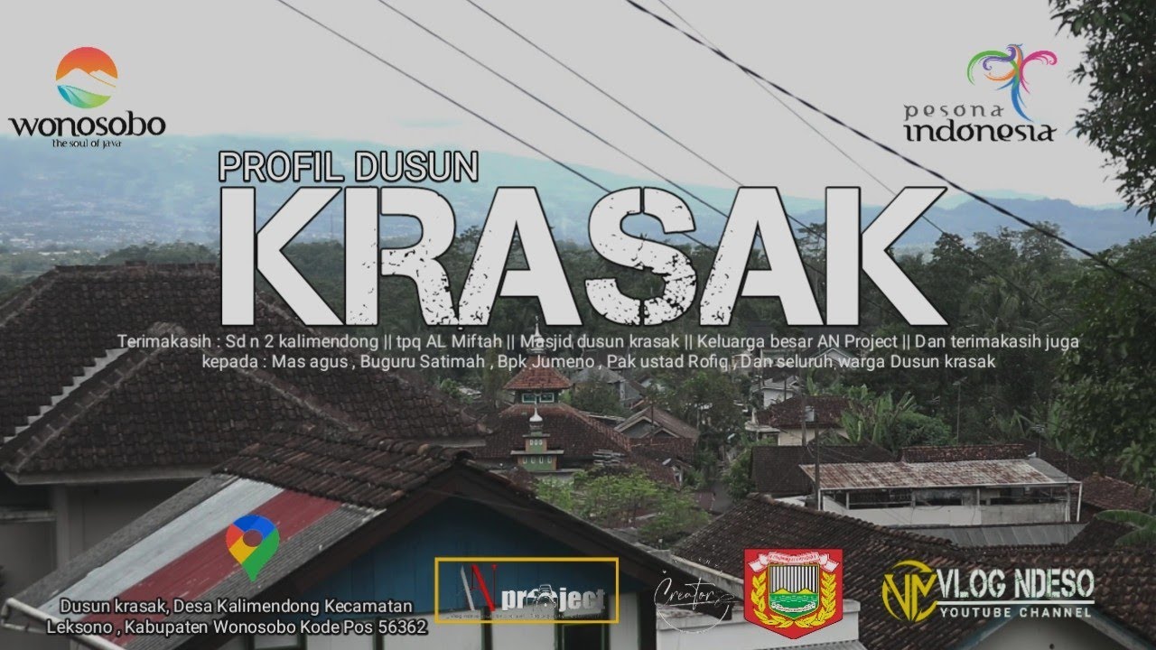 PROFIL DUSUN KRASAK DESA KALIMENDONG ||🥰 video versi vlog ndeso😁