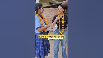 Mp board topper Pw se #samridhimam #mpboardexam #class10 #cbse #topper #physicswallah #explore #pw
